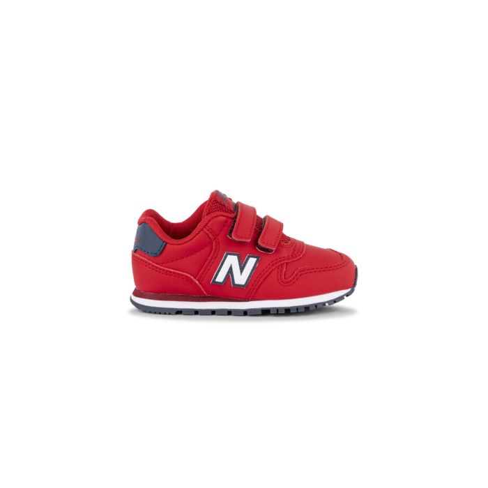 Sneakers bambino rosse 500 da ginnastica con doppio strappo