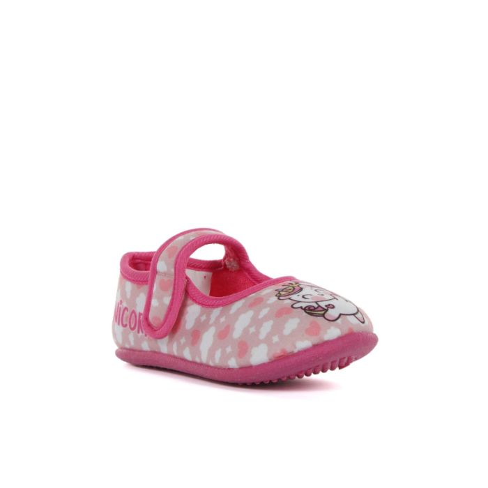 Unicorn Pantofole da bambina con strappo e luci - fucsia: in offerta a
