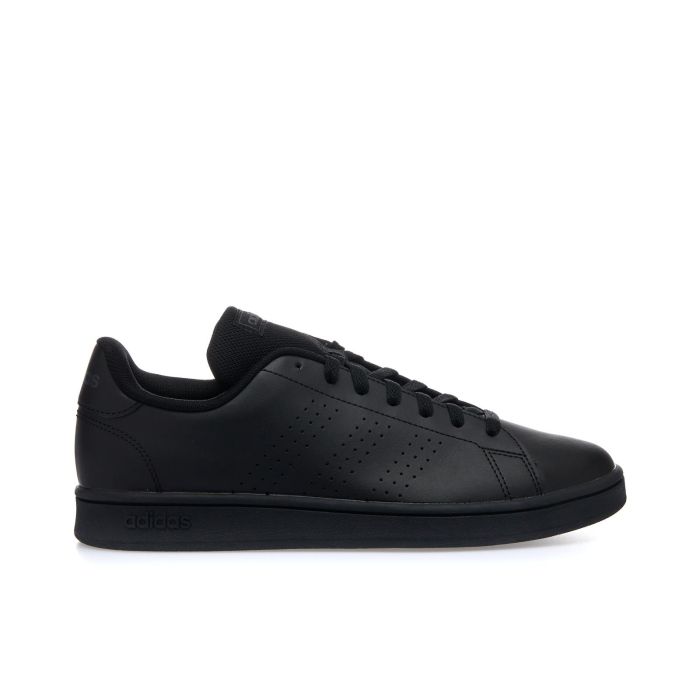 Sneakers tennis unisex nere in pelle Advantage Base Court Lifestyle