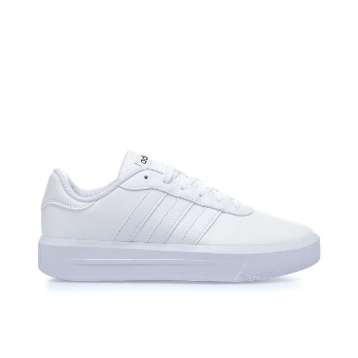 Sneakers tennis da donna bianche Court Platform
