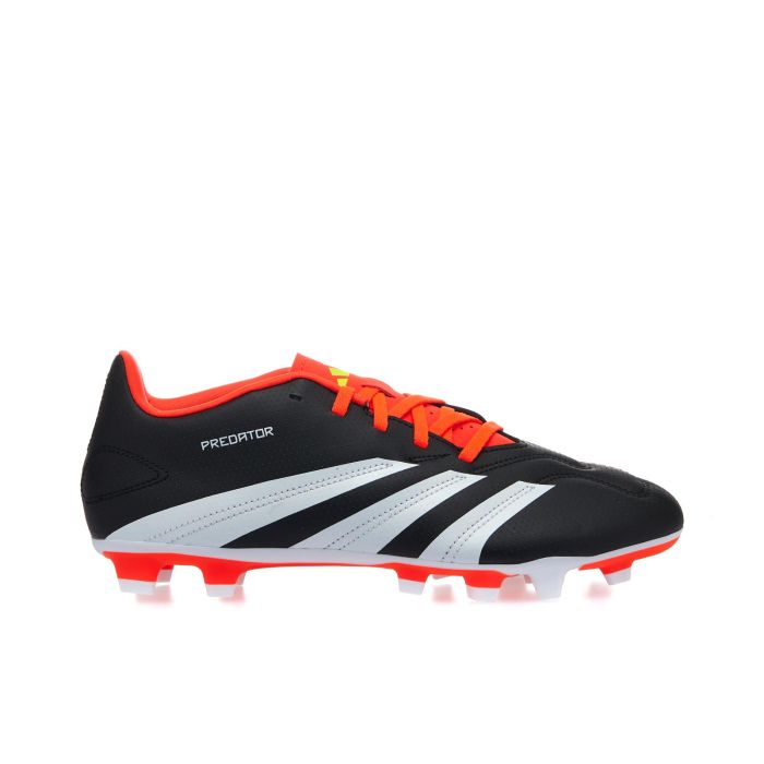 Sneakers uomo da calcio nere e bianche Predator Club Flexible Ground
