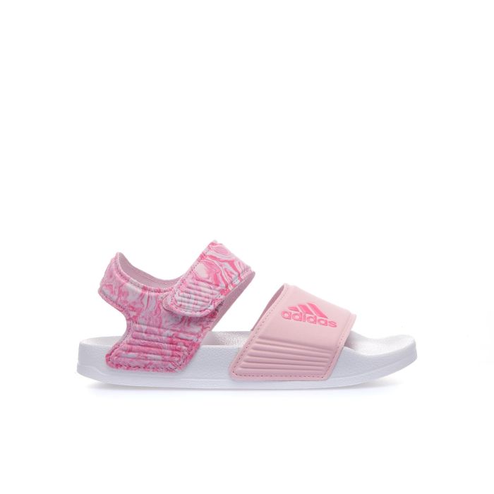 Sandali rosa sportivi da bimba con velcro