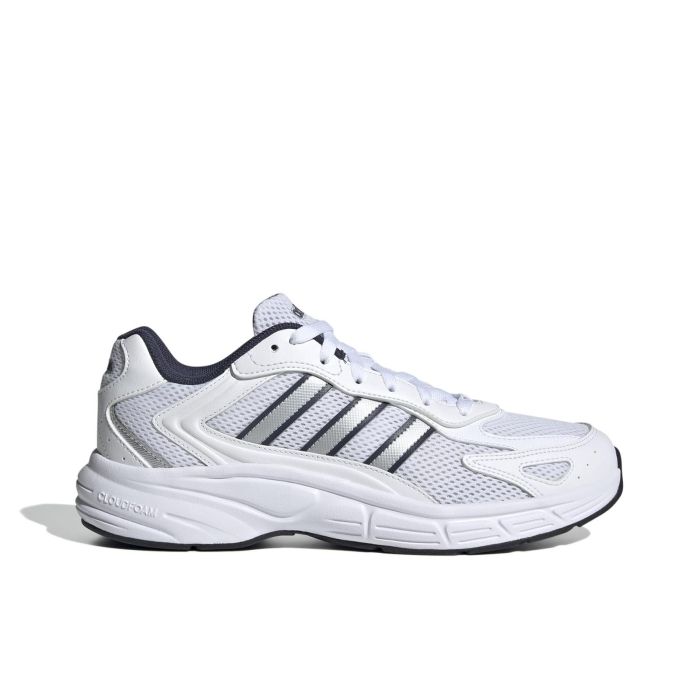 Sneakers uomo running bianche Eclyptix 2000 con suola chunky