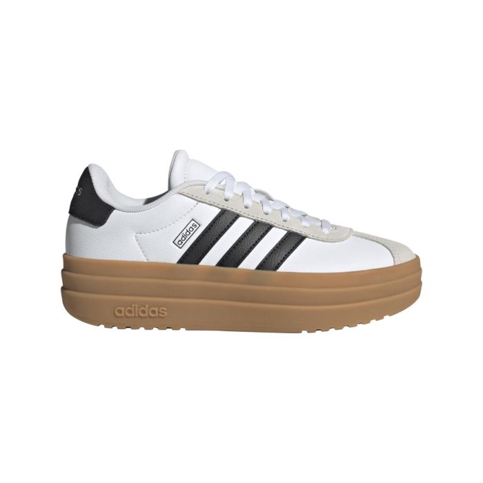 Sneakers bianche da ragazza adidas VL Court Bold con suola platform