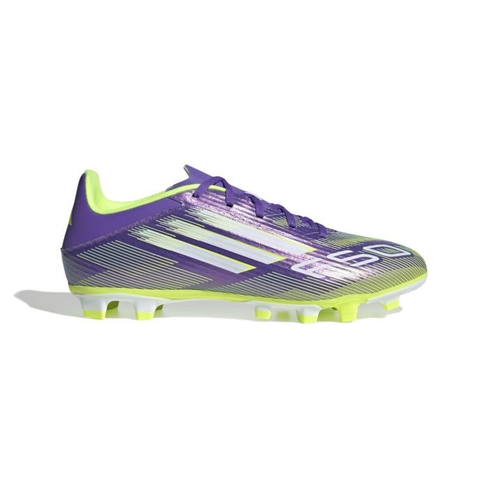 Sneakers uomo gialle e viola da calcio F50 Club