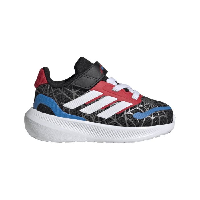Sneakers bimbo nere da ginnastica adidas Marvel Spiderman con velcro