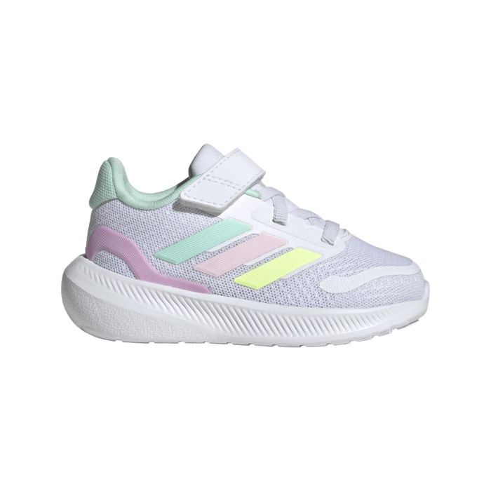 Sneakers bimba bianche adidas Runfalcon 5 da ginnastica