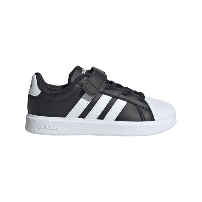 Sneakers tennis nere da bambino adidas Streettalk con velcro e lacci