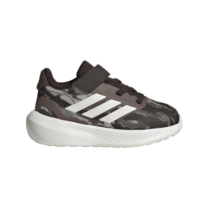 Sneakers bimbo nere da ginnastica adidas Runfalcon 5 effetto camouflage