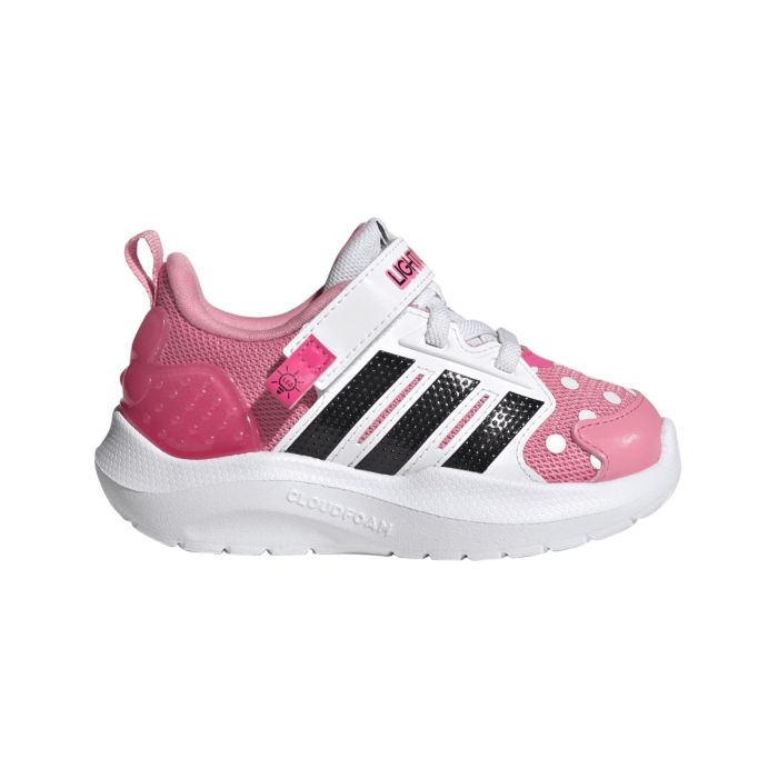 Sneakers rosa da bambina adidas Disney Lightorama Minnie Mouse con luci da ginnastica