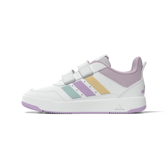 Sneakers basket bianche e rosa da bambina adidas Tensaur Sport 3.0