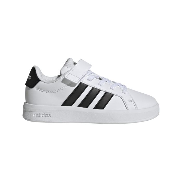 Sneakers tennis bianche e nere da bambino adidas Grand Court 2.0