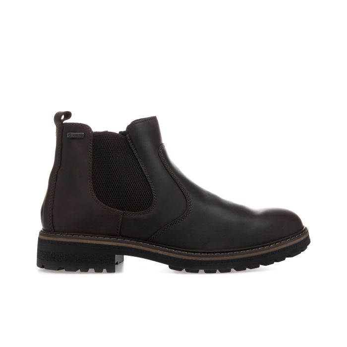 Chelsea boots marroni in pelle