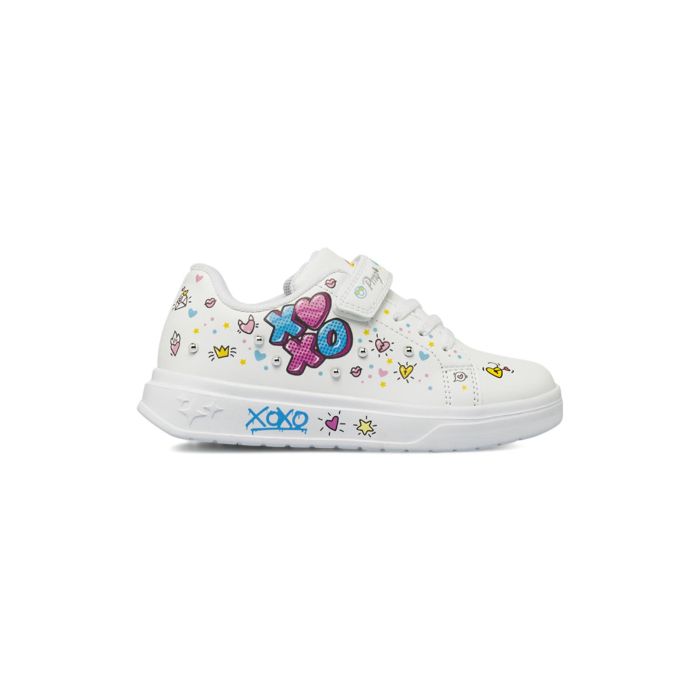 Sneakers bianche Primigi da bambina con disegni