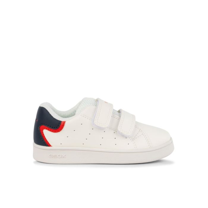 Sneakers bianche da bimbo con strappo