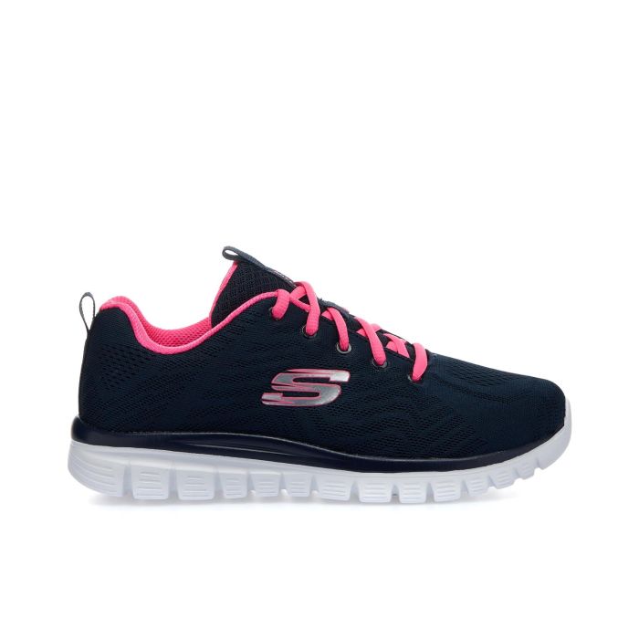 Sneakers donna da palestra blu Graceful con logo