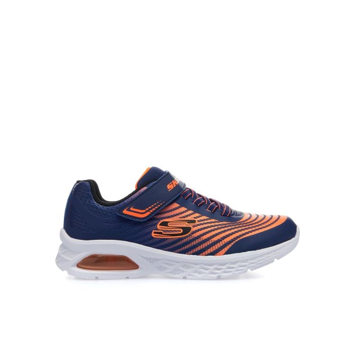 Sneakers da ginnastica blu e arancio fluo da bimbo Microspec Max II