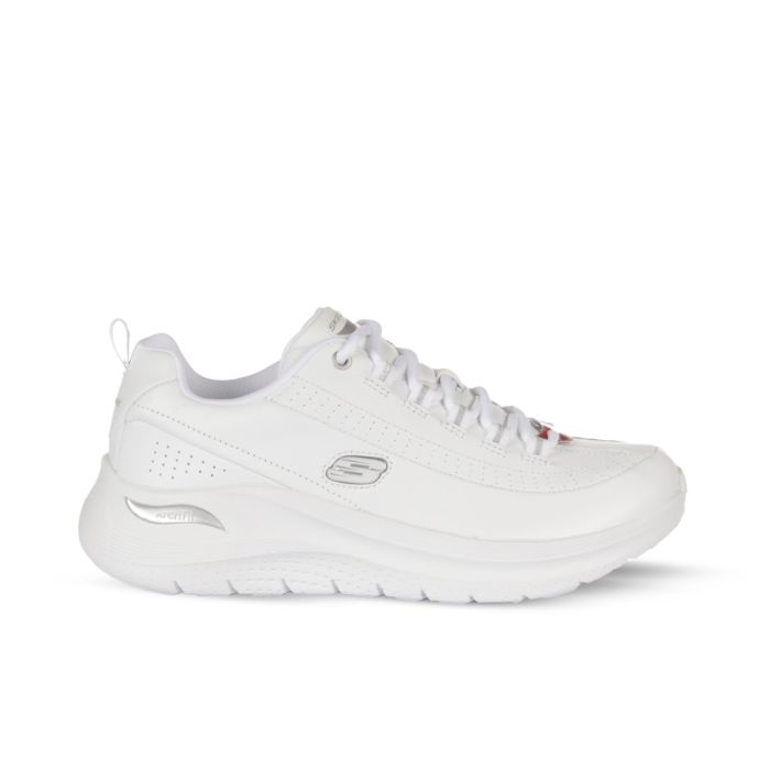 Sneakers donna bianche da palestra Arch Fit - Citi Drive con suola chunky