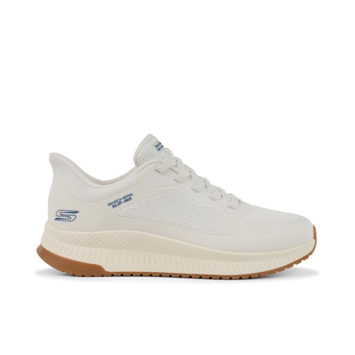 Sneakers uomo bianche da palestra Slip-on Bobs Sport Squad Chaos 4