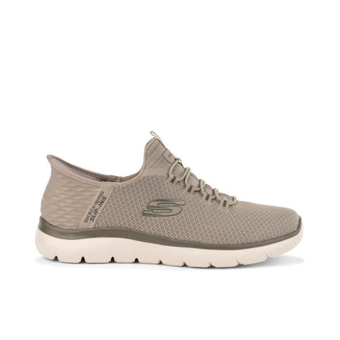Sneakers donna beige da palestra slip-on Summits - High Range