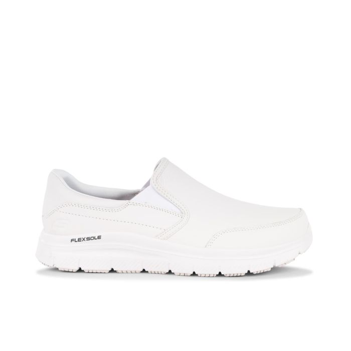 Scarpe antifortunistiche bianche Relaxed Fit Nampa Groton antiscivolo e soletta Memory Foam da uomo