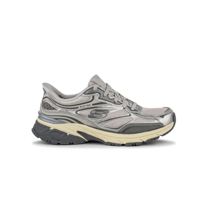 Sneakers donna grigie da palestra Stamina Sport Slip-ins