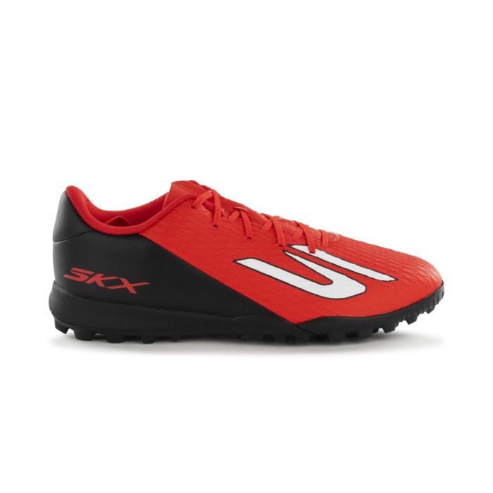 Scarpe da calcetto rosse e nere da uomo con texture P.S.C. Skechers SKX_01