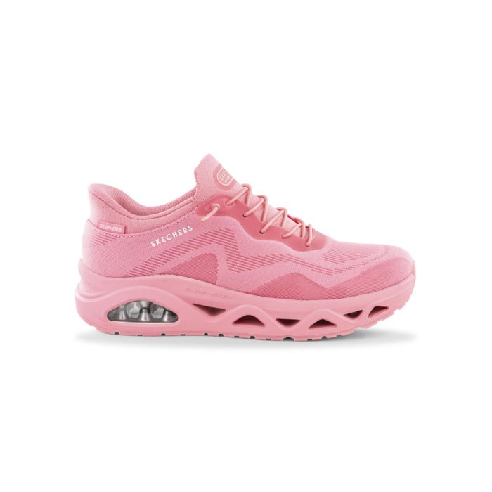 Sneakers rosa da donna Skechers Hands Free Slip-ins Glide-Step traspiranti