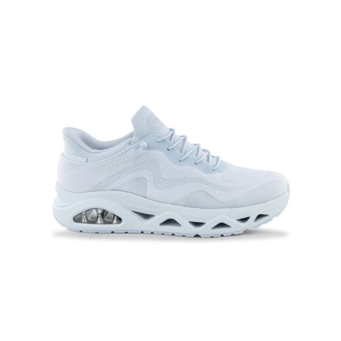 Sneakers azzurre da donna Skechers Glide-Step con tomaia traspirante