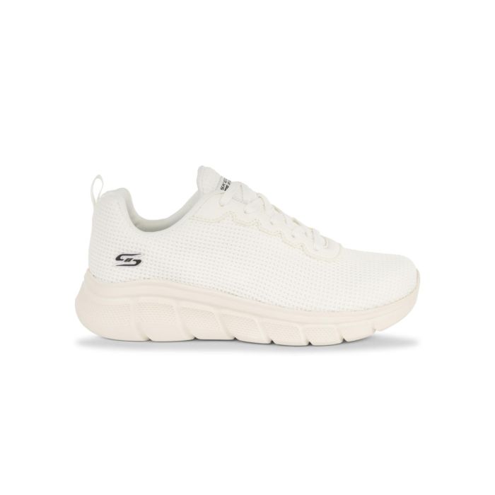 Sneakers donna da palestra bianco panna in tessuto Skechers Bountiful Be Kind