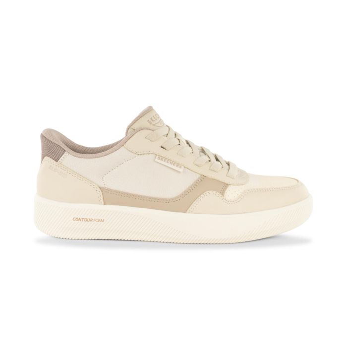 Sneakers sportive beige da uomo Skechers Hands Free Slip-ins con Contour Foam