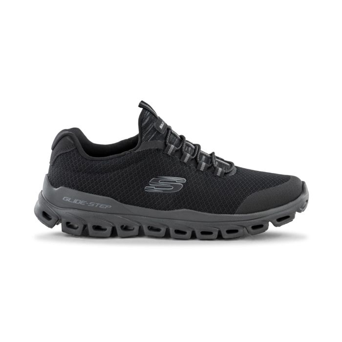 Sneakers nere da uomo Skechers Glide-Step in tessuto mesh sportivo
