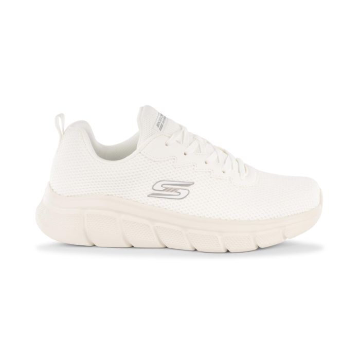 Sneakers uomo panna da palestra Skechers Bobs con tomaia in mesh e suola ammortizzata