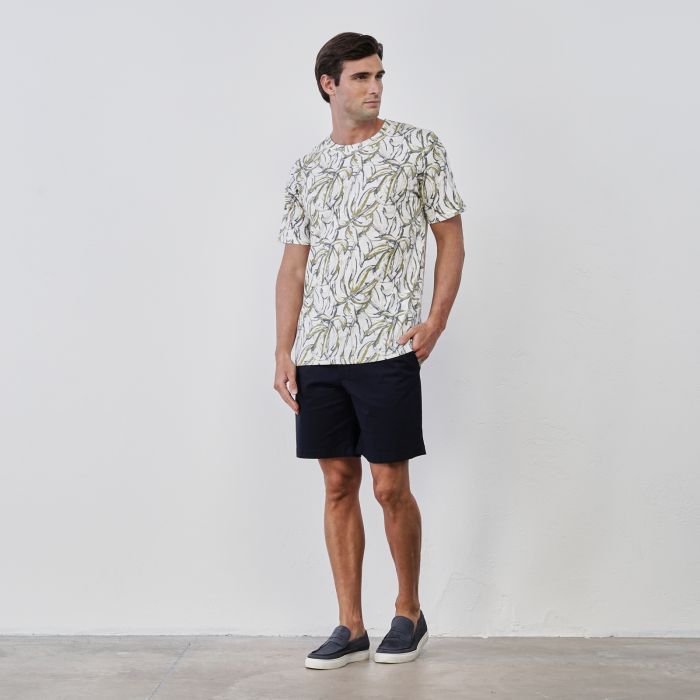 Shorts blu da uomo con tasche