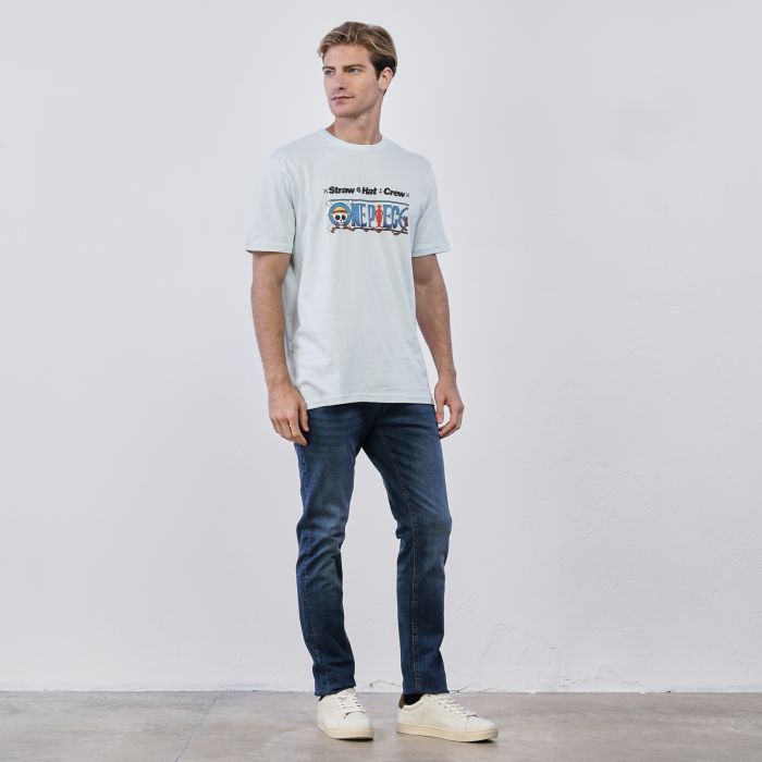 Jeans blu da uomo con tasche