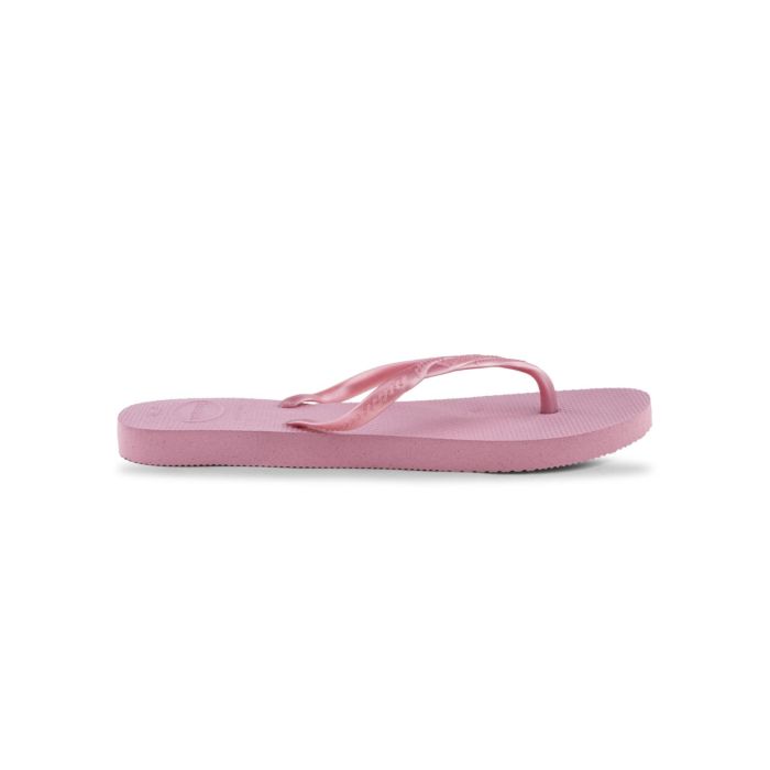 Ciabatte infradito mare da donna rosa in gomma con logo a rilievo Havaianas