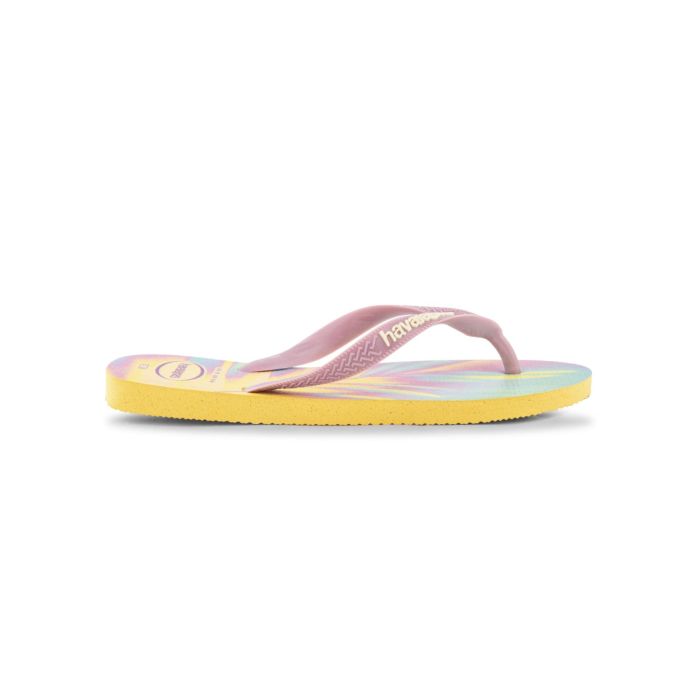 Ciabatte infradito mare da donna multicolore con stampa tropicale Havaianas