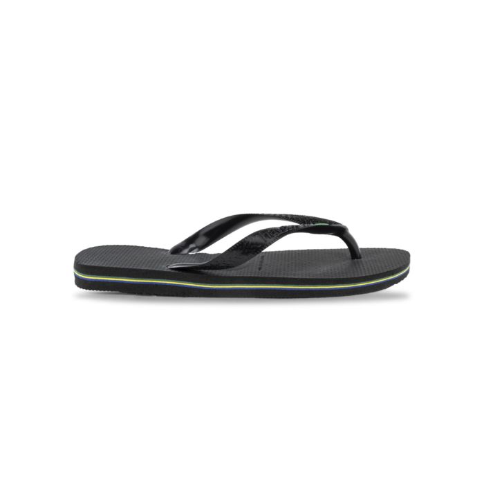 Ciabatte mare infradito da donna nere con dettaglio logo Havaianas