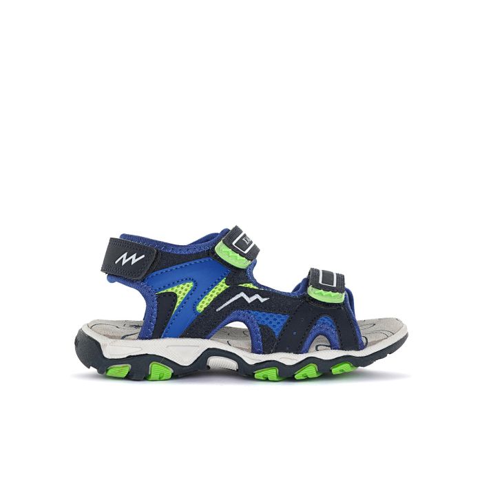 Sandali blu e verdi da bimbo con velcro