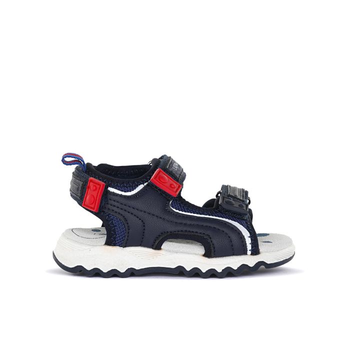 Sandali blu con velcro da bimbo