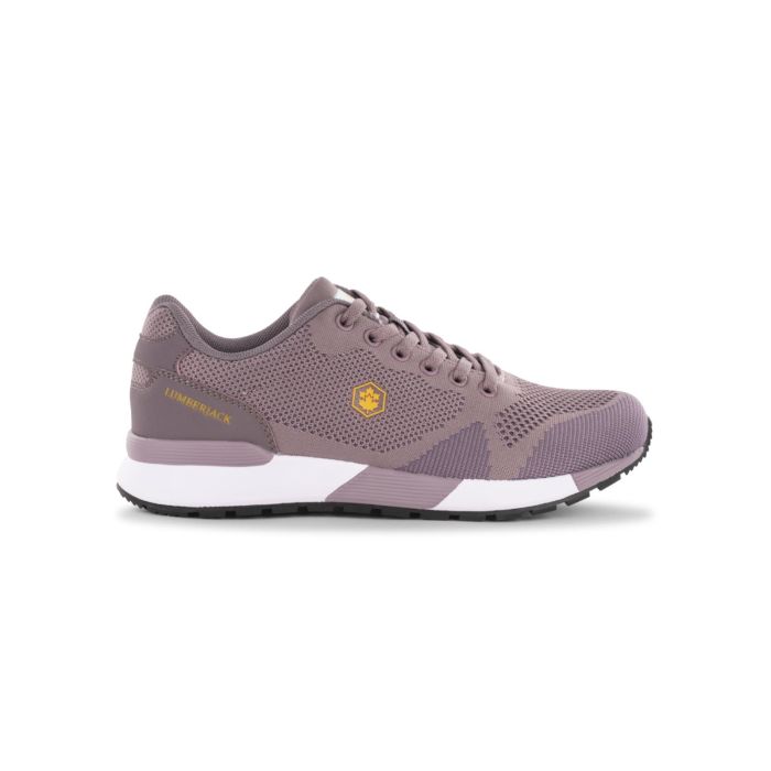 Sneakers da donna viola in tessuto mesh traspirante Lumberjack
