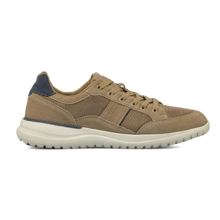Sneakers da uomo marroni in pelle scamosciata Lumberjack