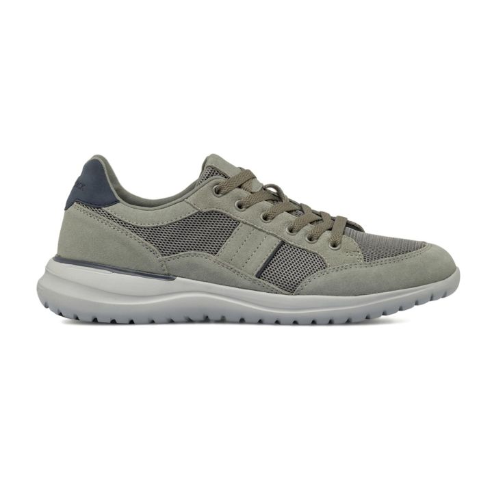 Sneakers da uomo grigie effetto scamosciato Lumberjack