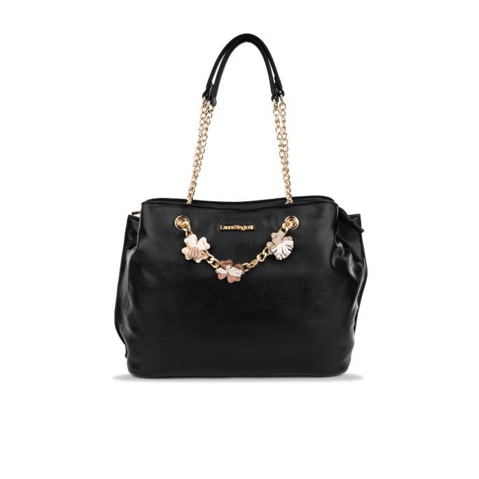 Tommy Hilfiger Borsa Blu Navy Donna Similpelle Logo Rilievo All Over Con Tracolla Dettaglio In Metallo Sul Davanti 136097109