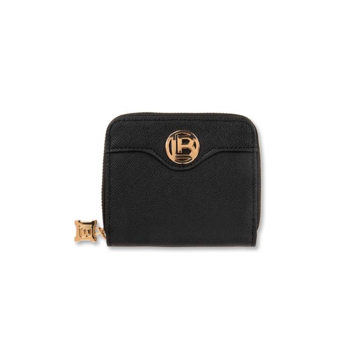 Portamonete da donna nero con zip