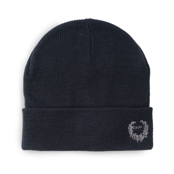 Berretto blu da uomo con logo