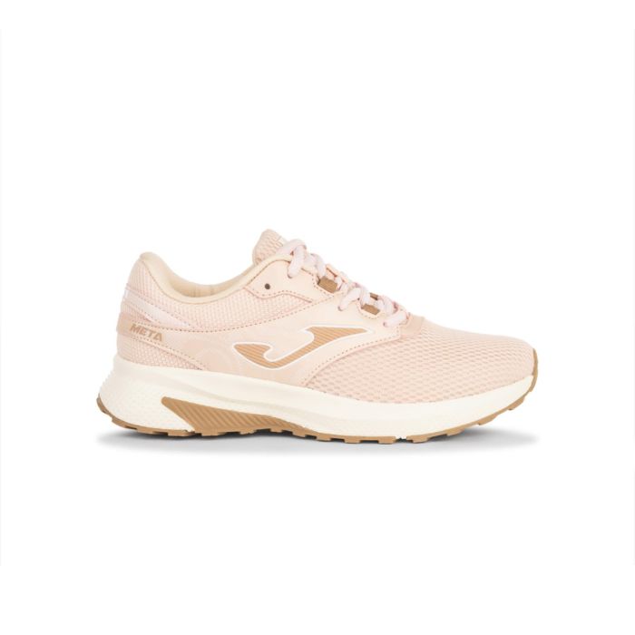 Sneakers donna rosa da running con logo