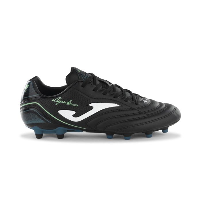 Scarpe da calcio Aguila nere da uomo con dettagli bianchi e tomaia testurizzata Joma