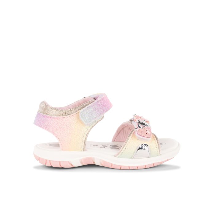 Sandali rosa con strappo da bimba