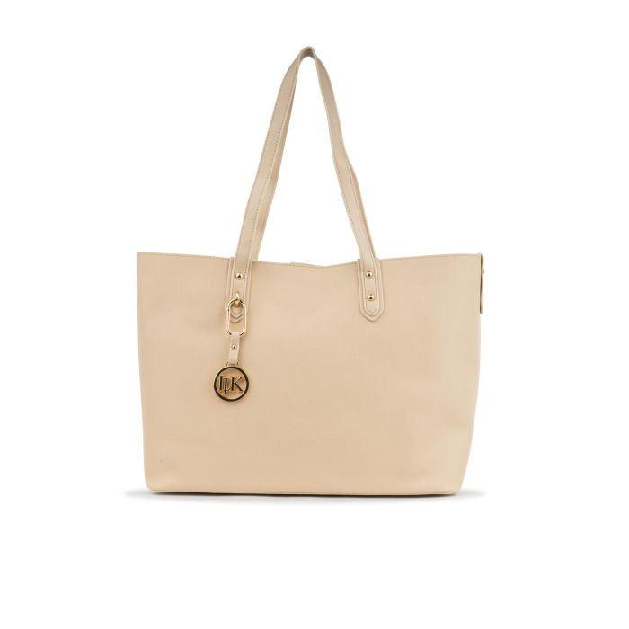 Shopper rosa da donna con ciondolo